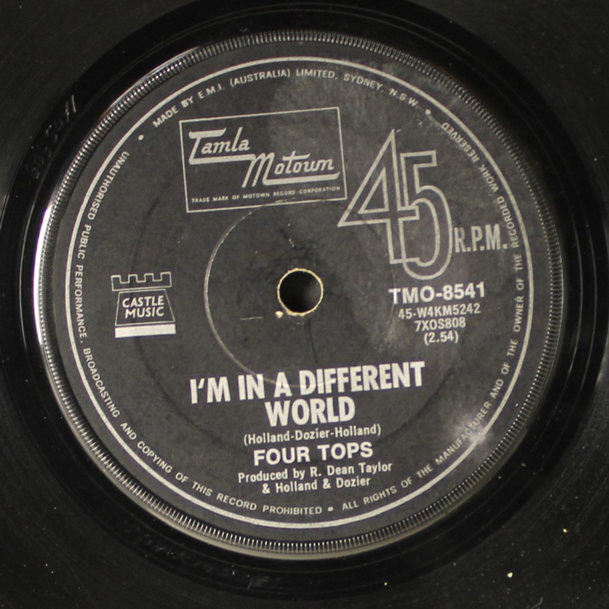 i'm in a different world / remember when by FOUR TOPS