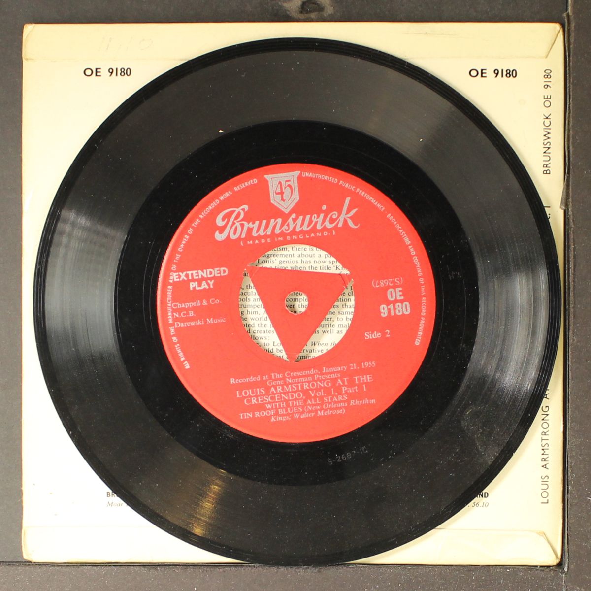 at the crescendo vol. 1 pt. 1 by LOUIS ARMSTRONG