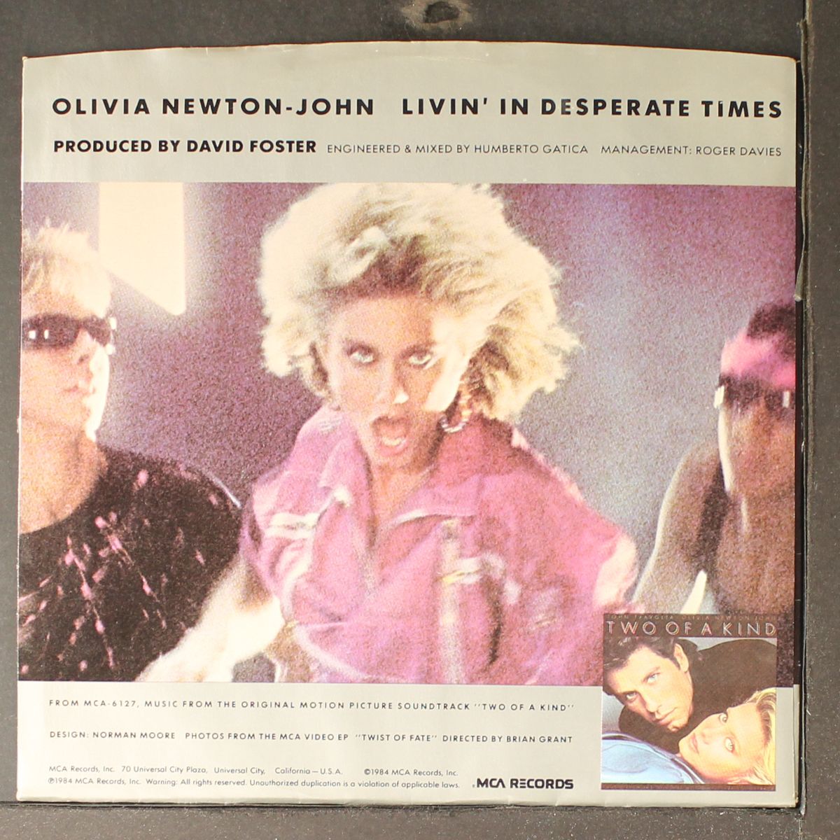 livin' in desperate times / landsilde by OLIVIA NEWTON-JOHN