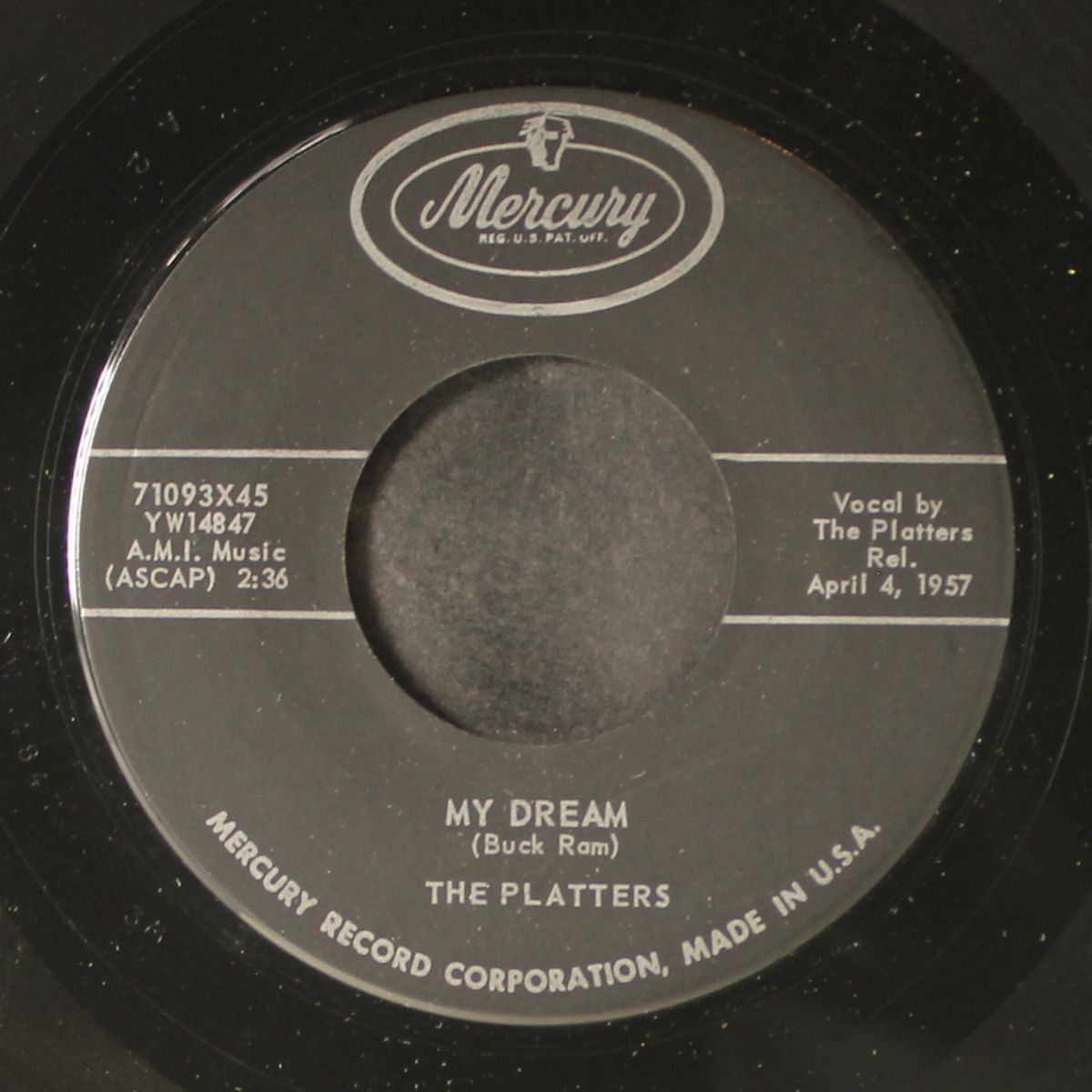 my dream / i wanna by PLATTERS