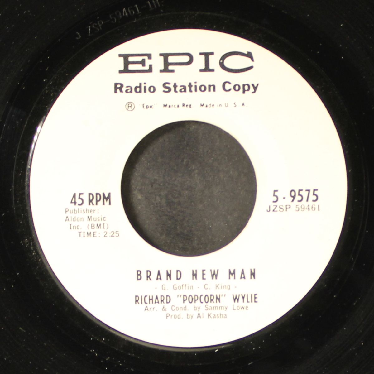 brand new man / so much love in my heart by RICHARD 'POPCORN' WYLIE