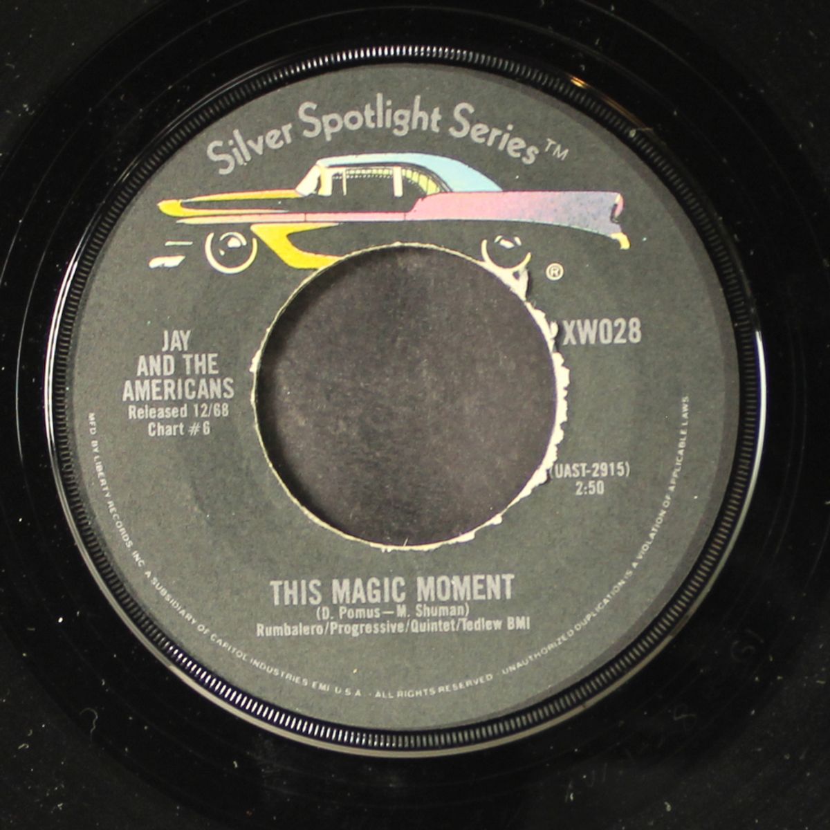 this magic moment / walking in the rain by JAY & THE AMERICANS