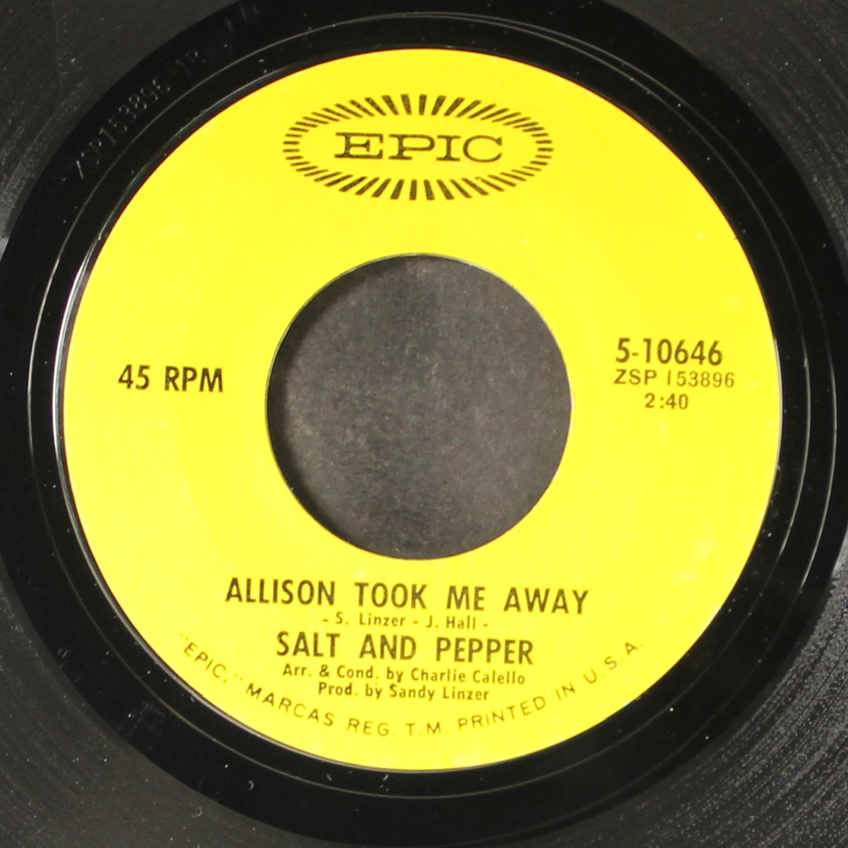 love makes all the difference / allison took me away by SALT & PEPPER