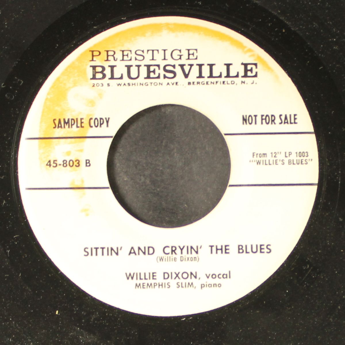 nervous / sittin' and cryin' trhe blues by WILLIE DIXON