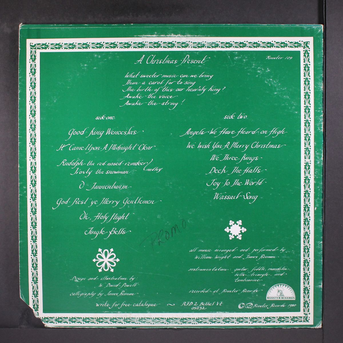 a christmas present by WILLIAM WRIGHT & JAMES REIMAN