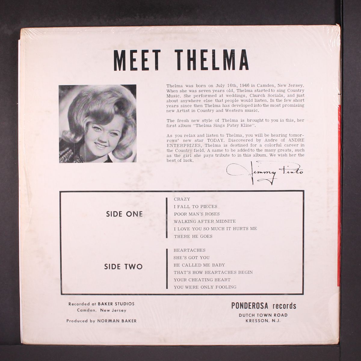 sings patsy kline by THELMA