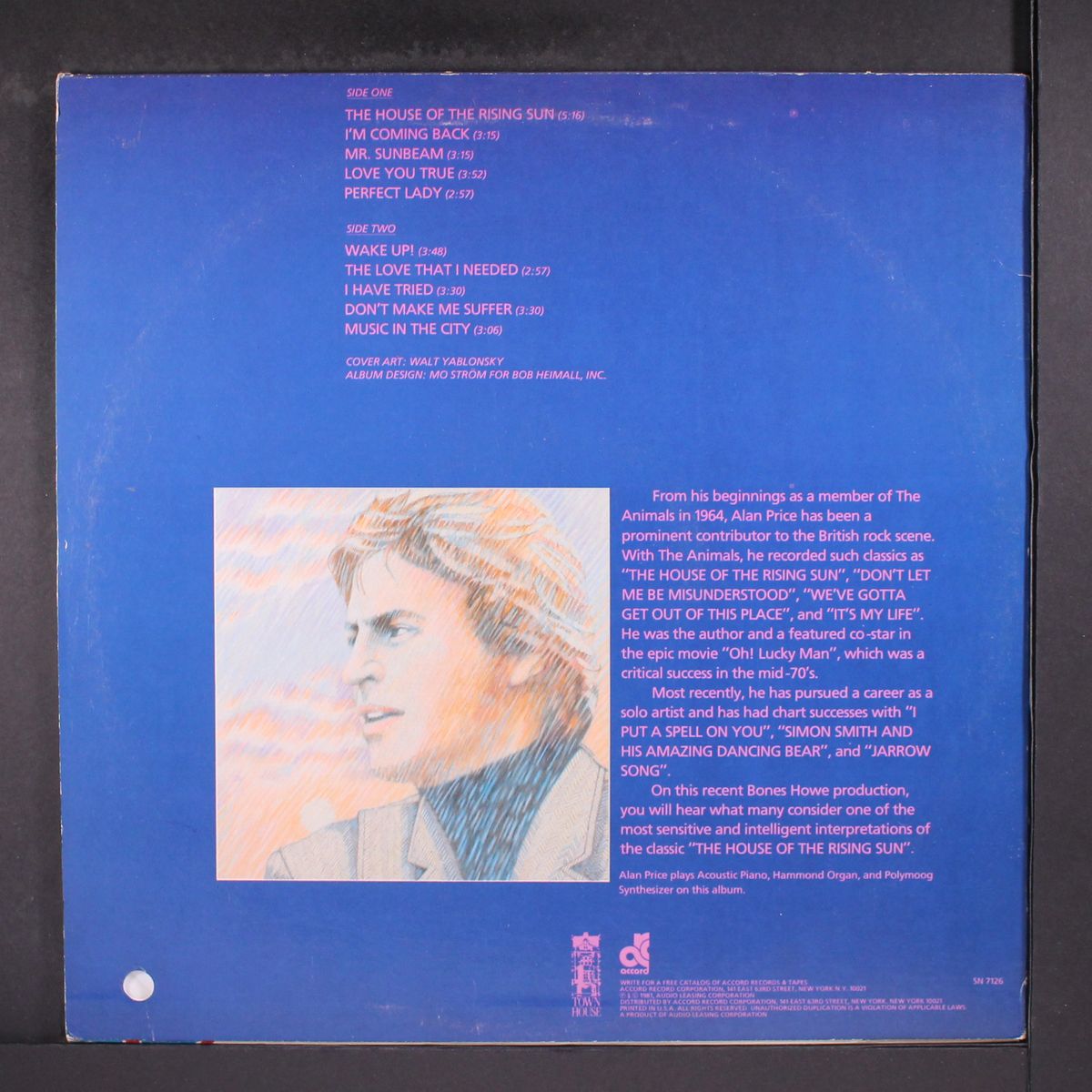 the house of the rising sun by ALAN PRICE