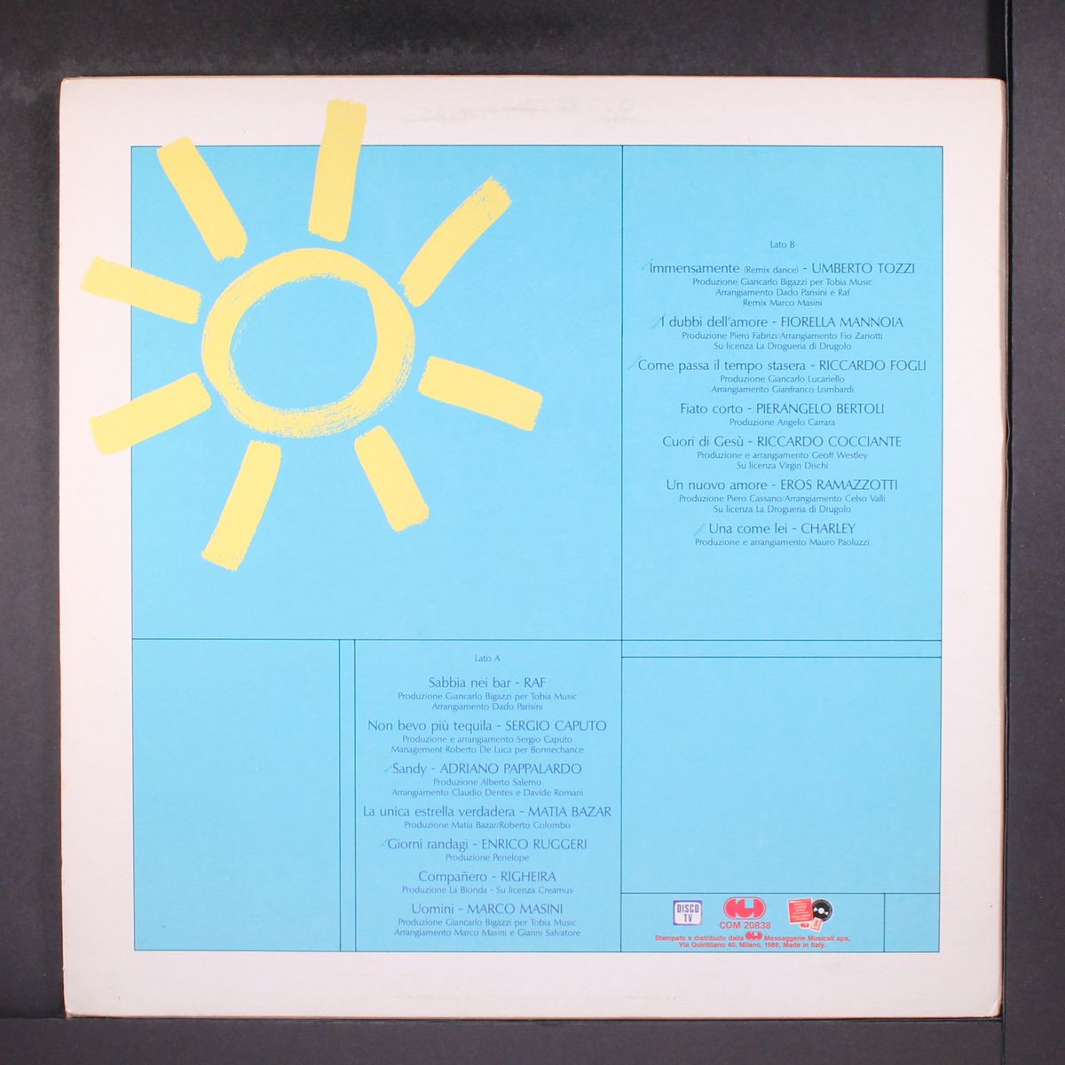 le canzoni del sole 88 by VARIOUS