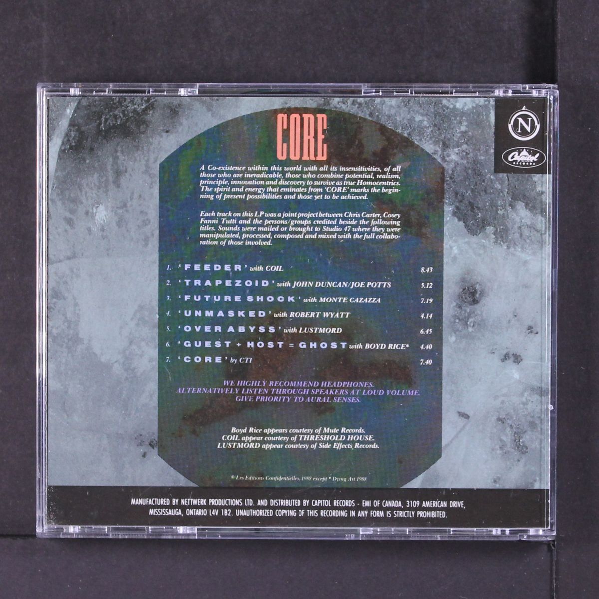 core a conspiracy international project by CTI
