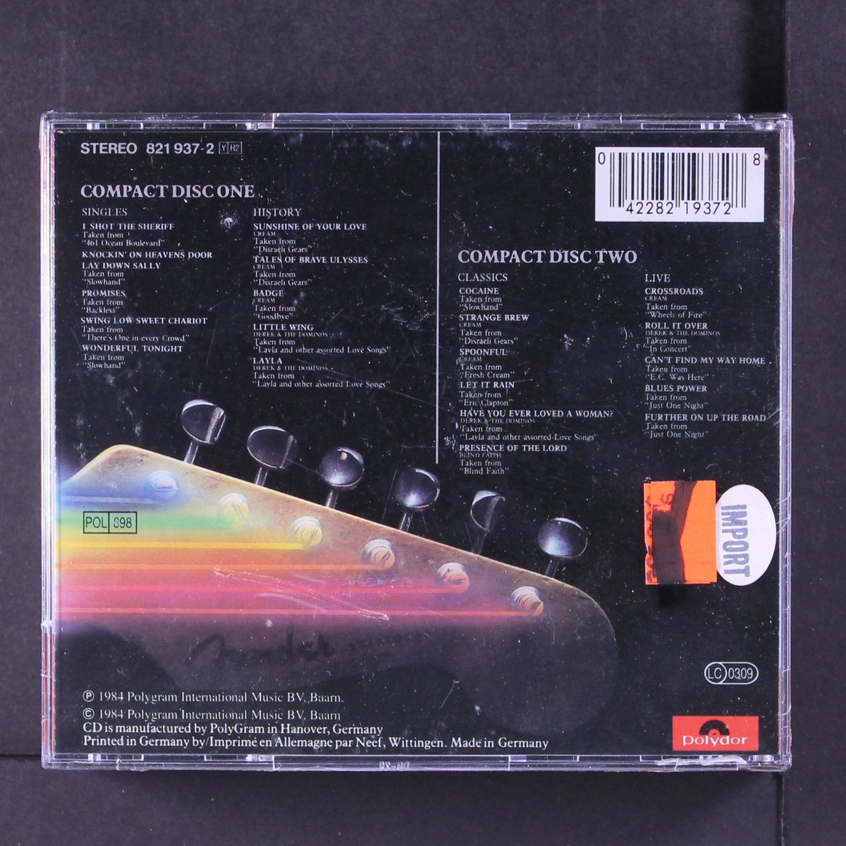 backtrackin' by ERIC CLAPTON