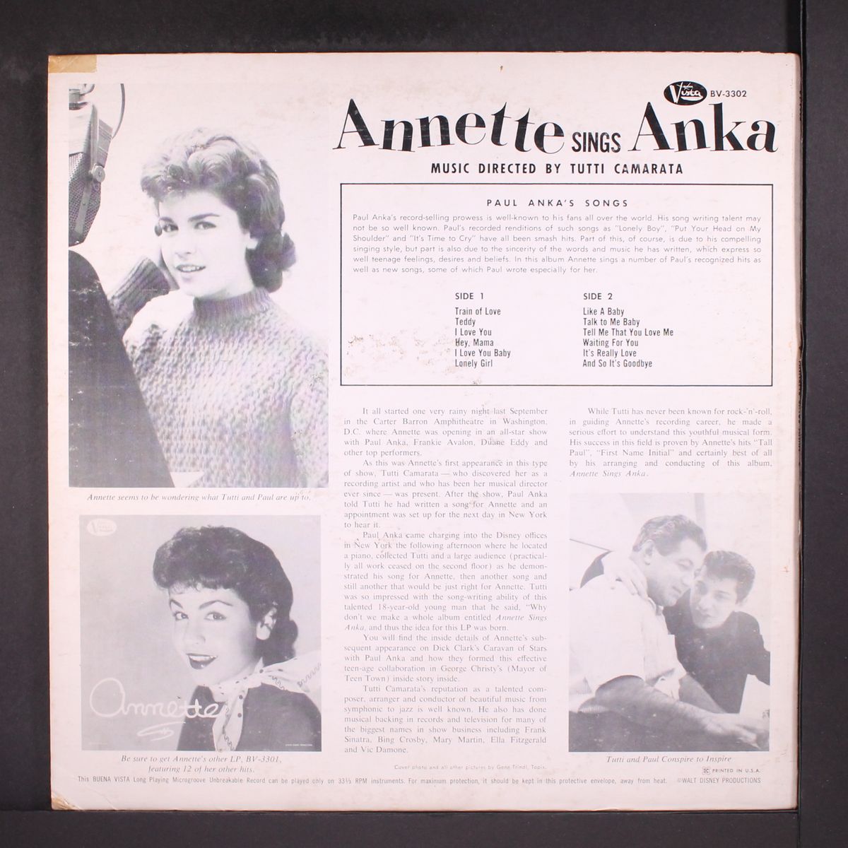 sings anka by ANNETTE