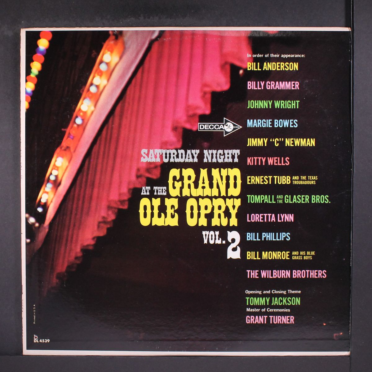 saturday night at the grand ole opry, vol.2 by VARIOUS