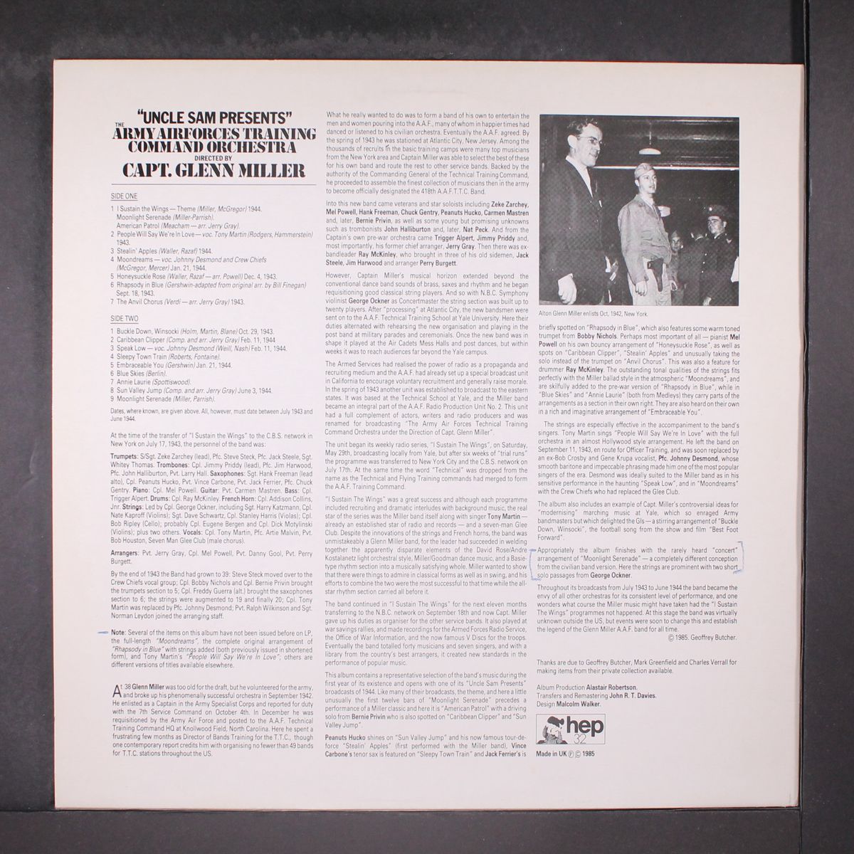 uncle sam presents by GLENN MILLER