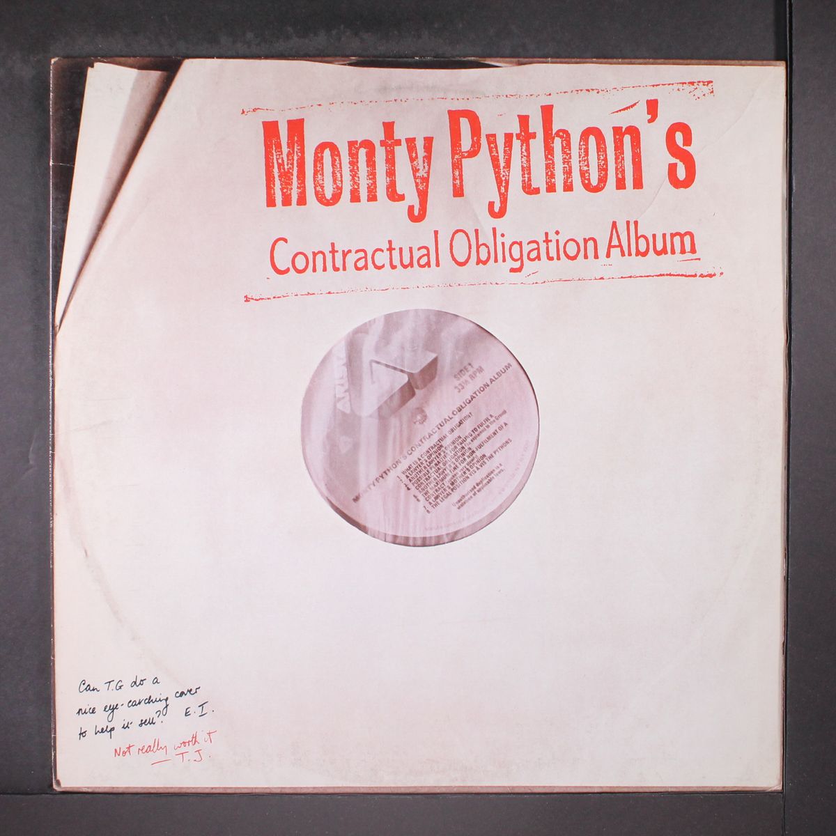 contractual obligation album by MONTY PYTHON