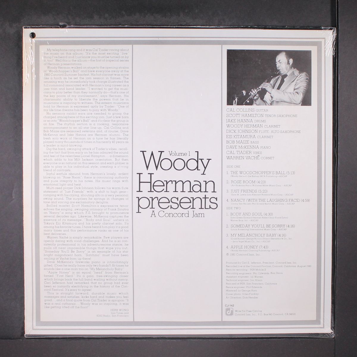 presents a concord jam by WOODY HERMAN