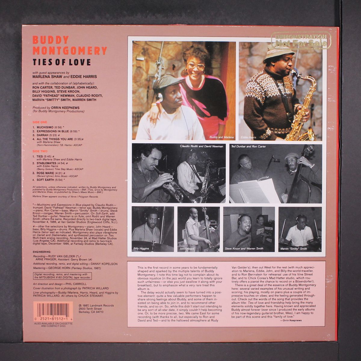 ties of love by BUDDY MONTGOMERY