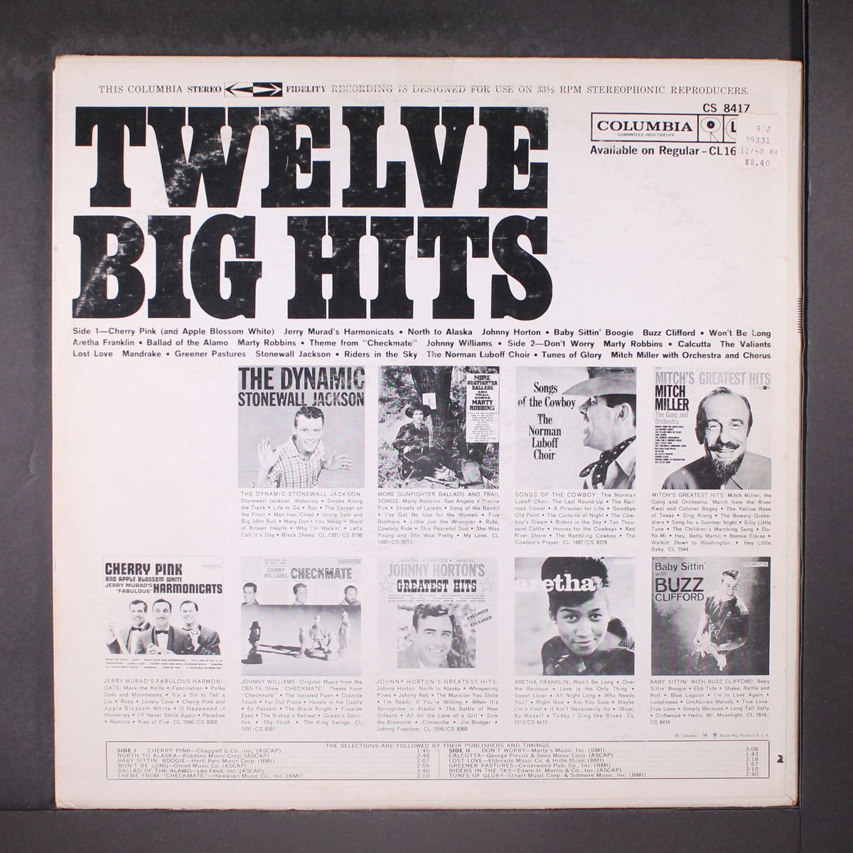 twelve big hits by VARIOUS