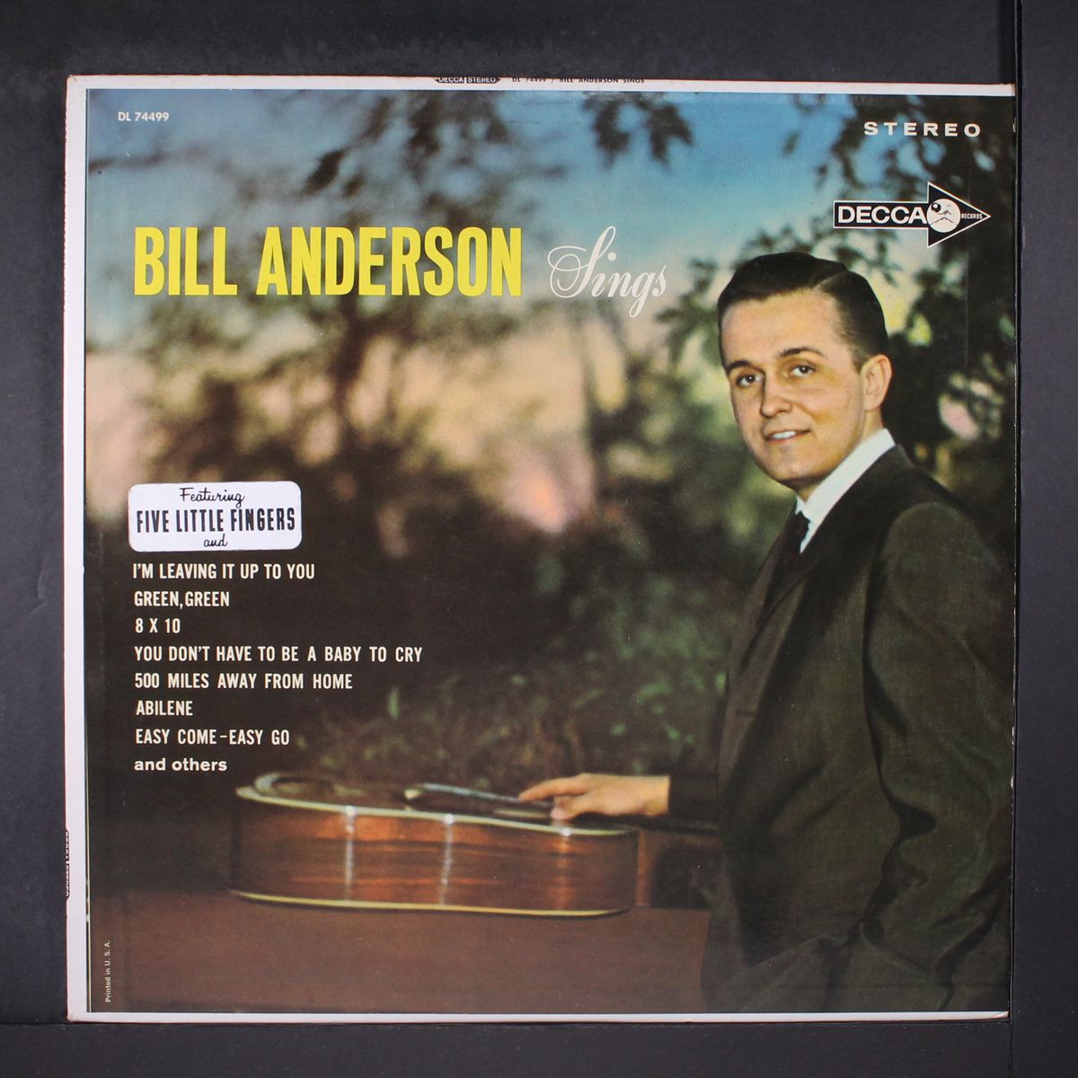 sings by BILL ANDERSON