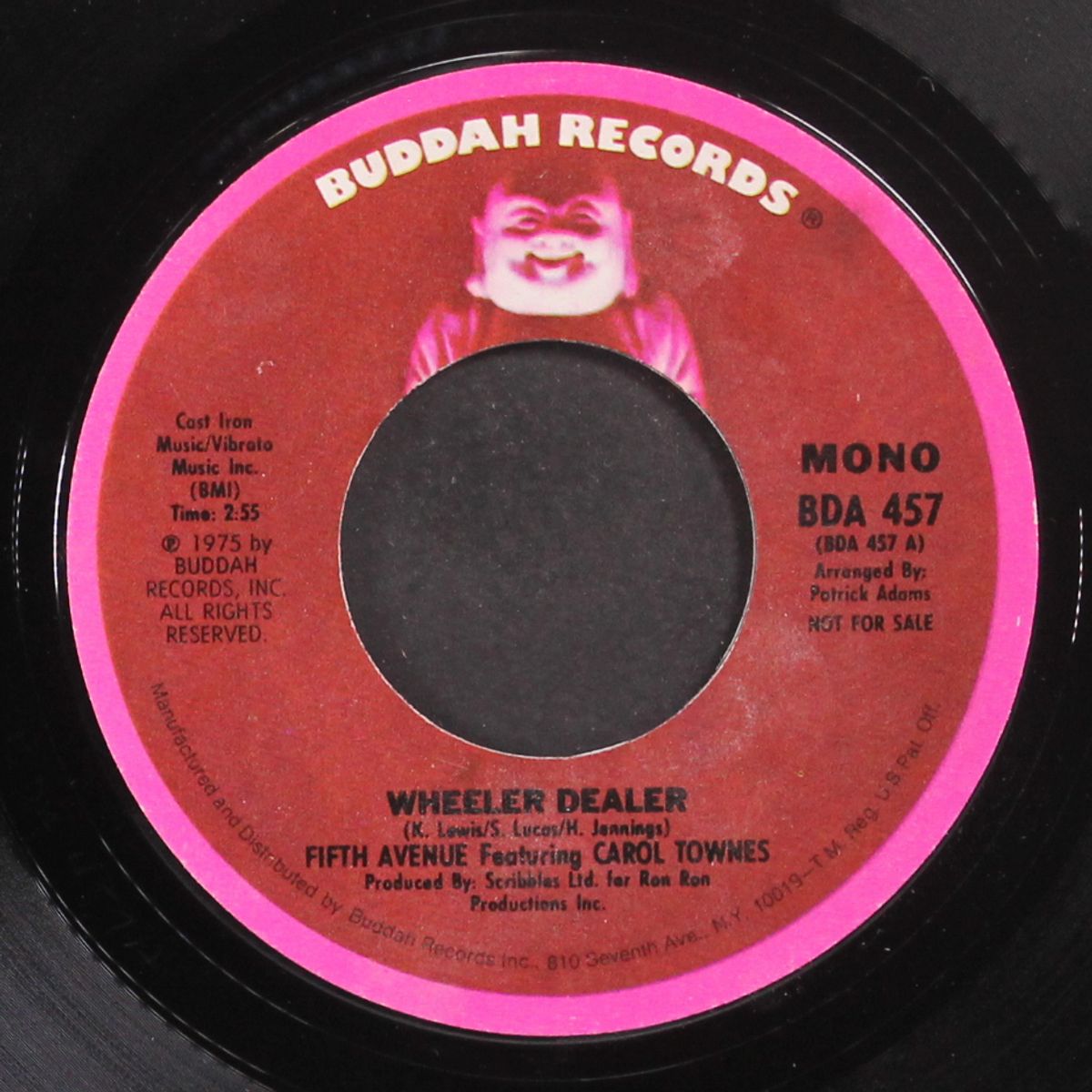 wheeler dealer / mono by FIFTH AVENUE W/ CAROL TOWNES