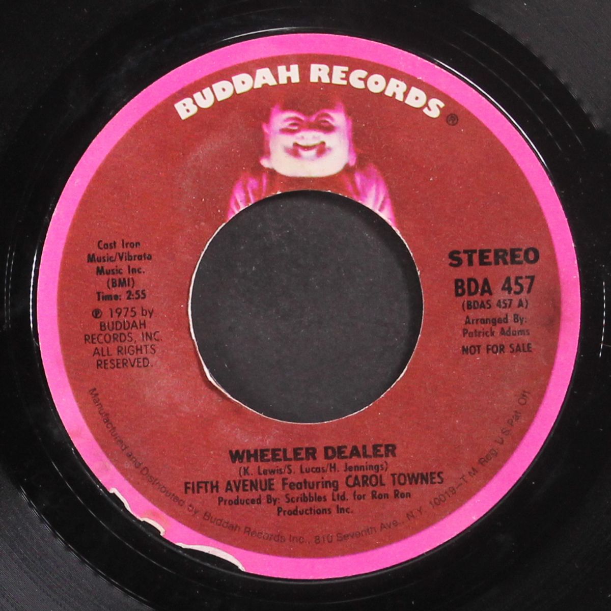 wheeler dealer / mono by FIFTH AVENUE W/ CAROL TOWNES