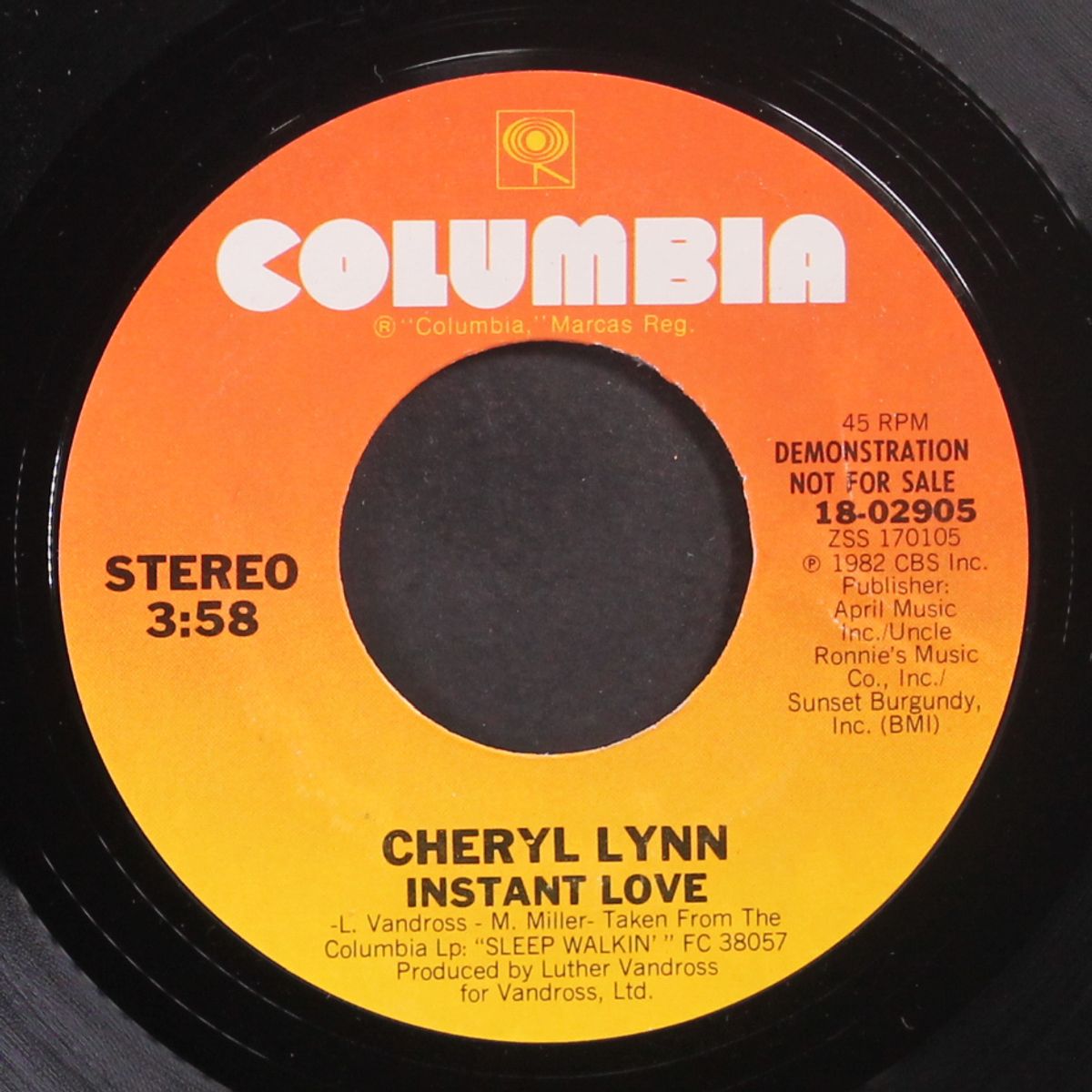 instant love / same by CHERYL LYNN