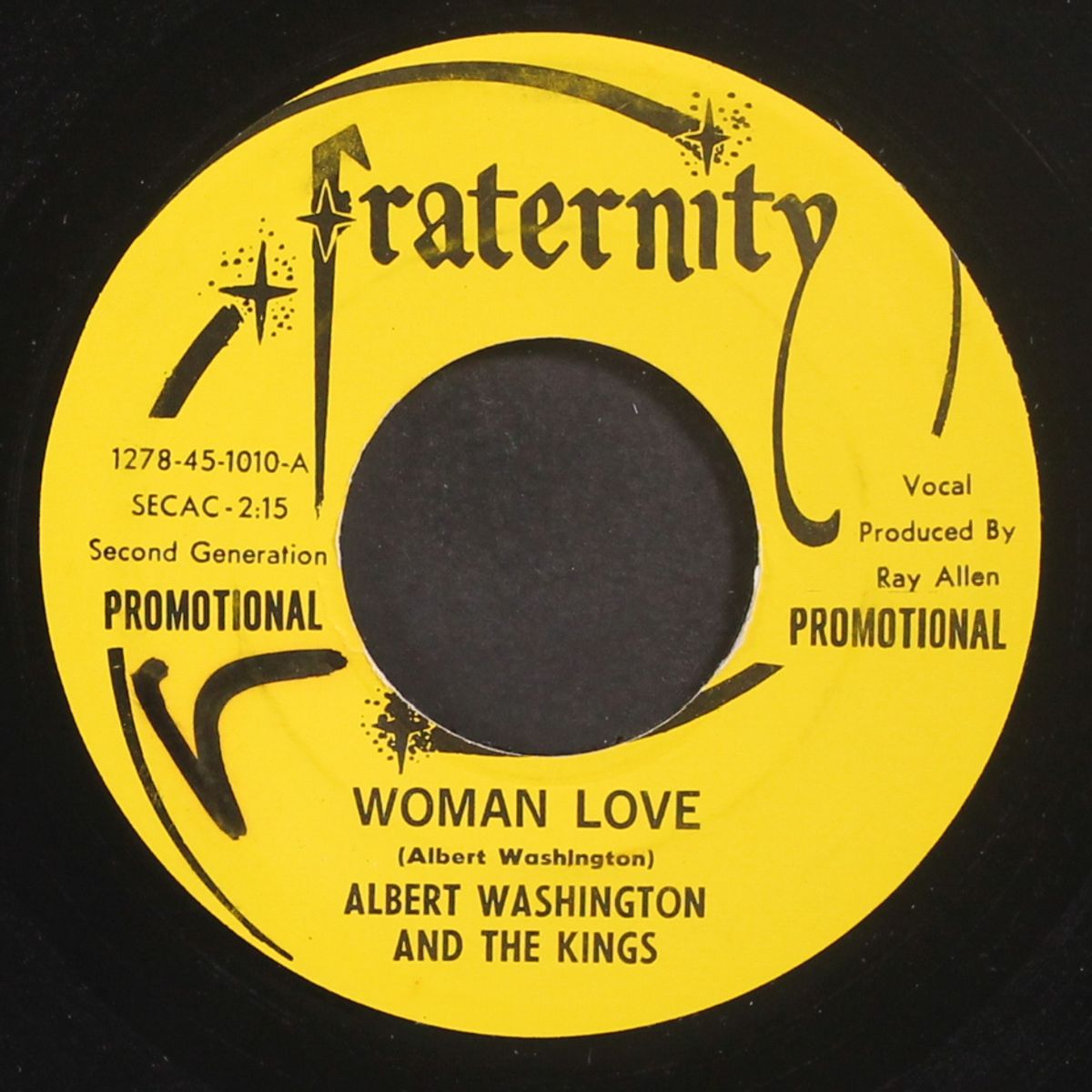 woman love / bring it on up by ALBERT WASHINGTON