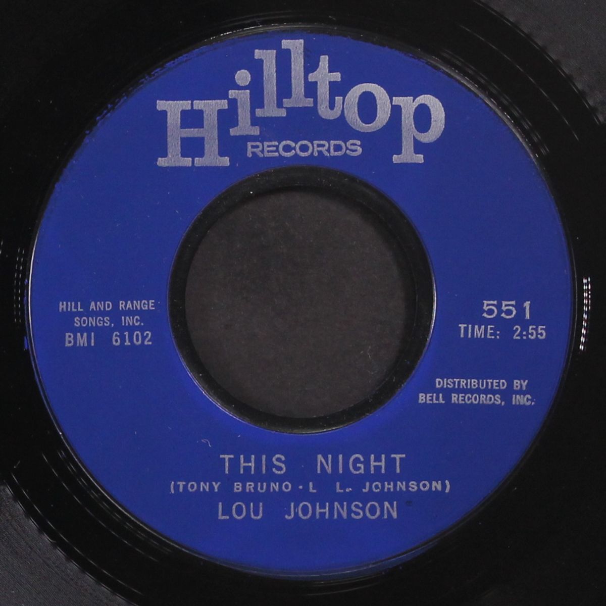 it ain't no use / this night by LOU JOHNSON