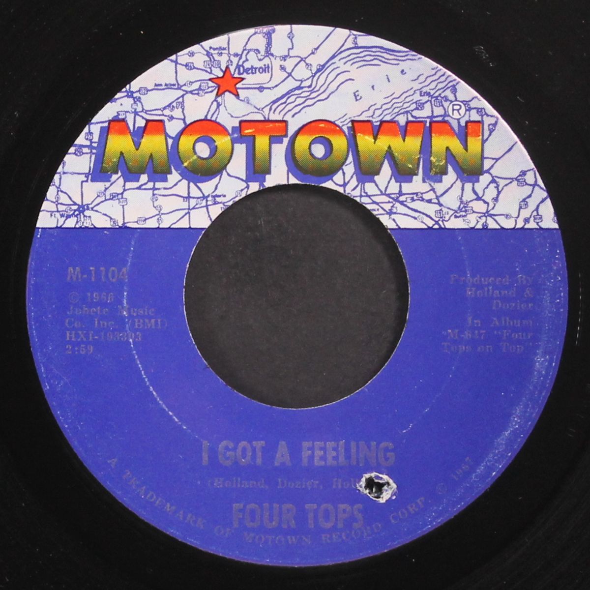 bernadette / i got a feeling by FOUR TOPS