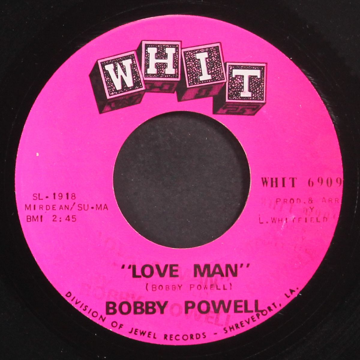 love man / into my own thing by BOBBY POWELL