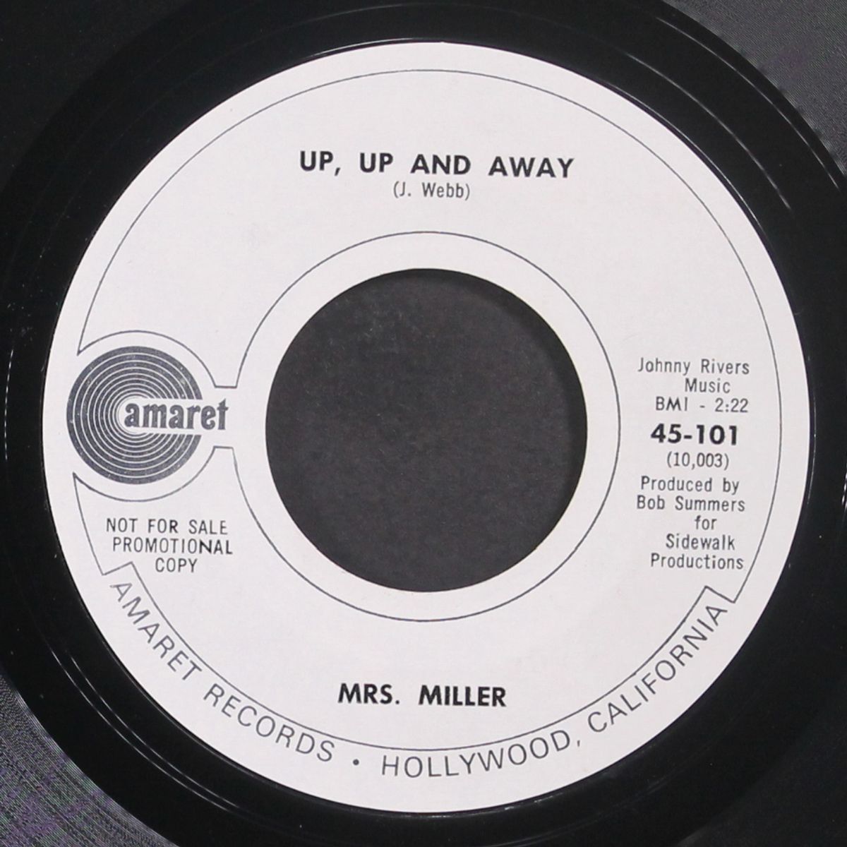 up up and away / green thumb by MRS. MILLER