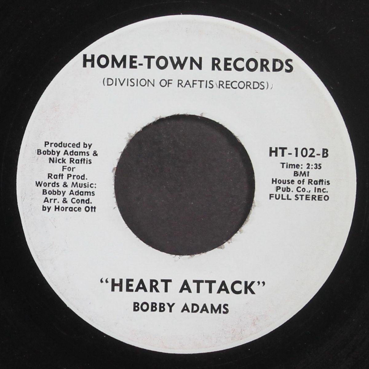 mr. preacher man / heart attack by BOBBY ADAMS