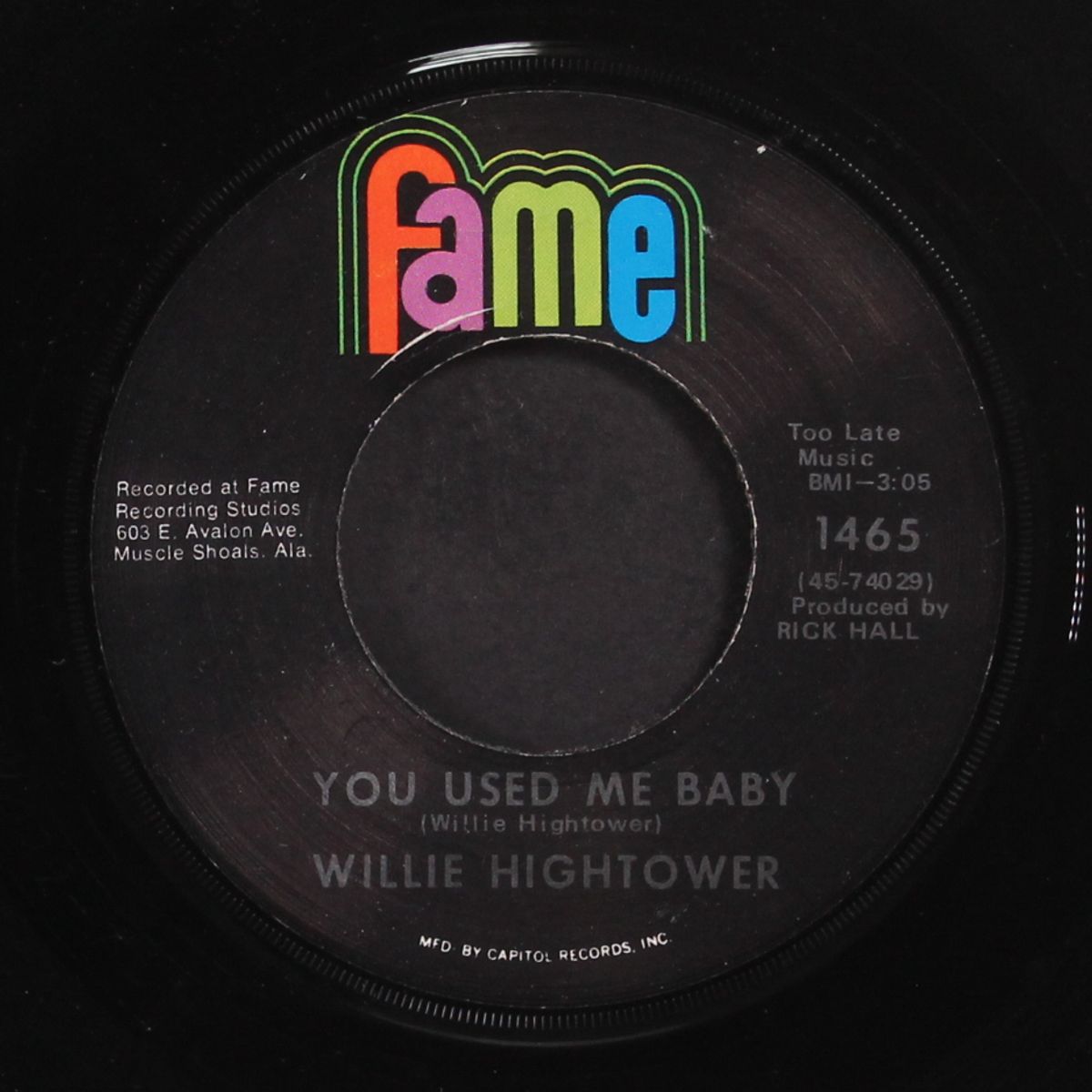 walk a mile in my shoes / you used me baby by WILLIE HIGHTOWER
