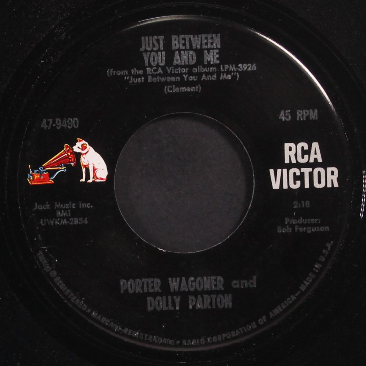 holding on to nothin' / just between you and me by PORTER WAGONER & DOLLY PARTON