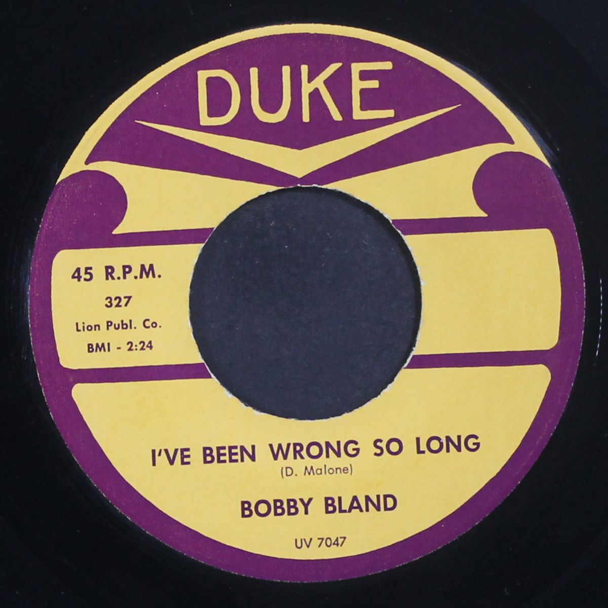 cry cry / i've been wrong so long by BOBBY BLAND