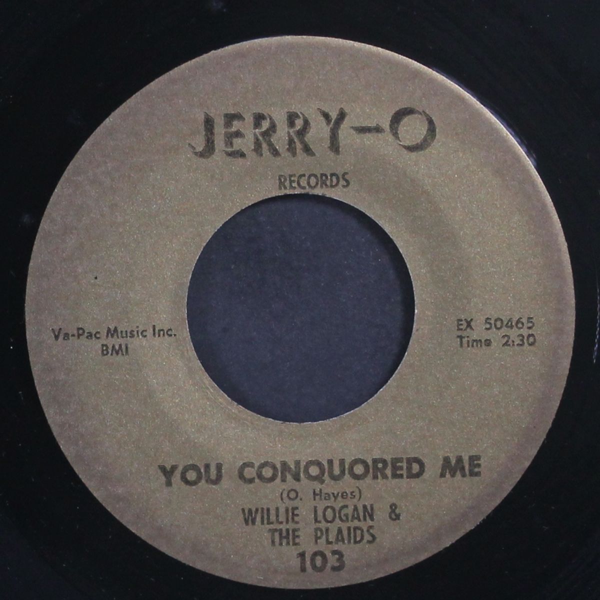 say that you care / you conquored me by WILLIE LOGAN & PLAIDS