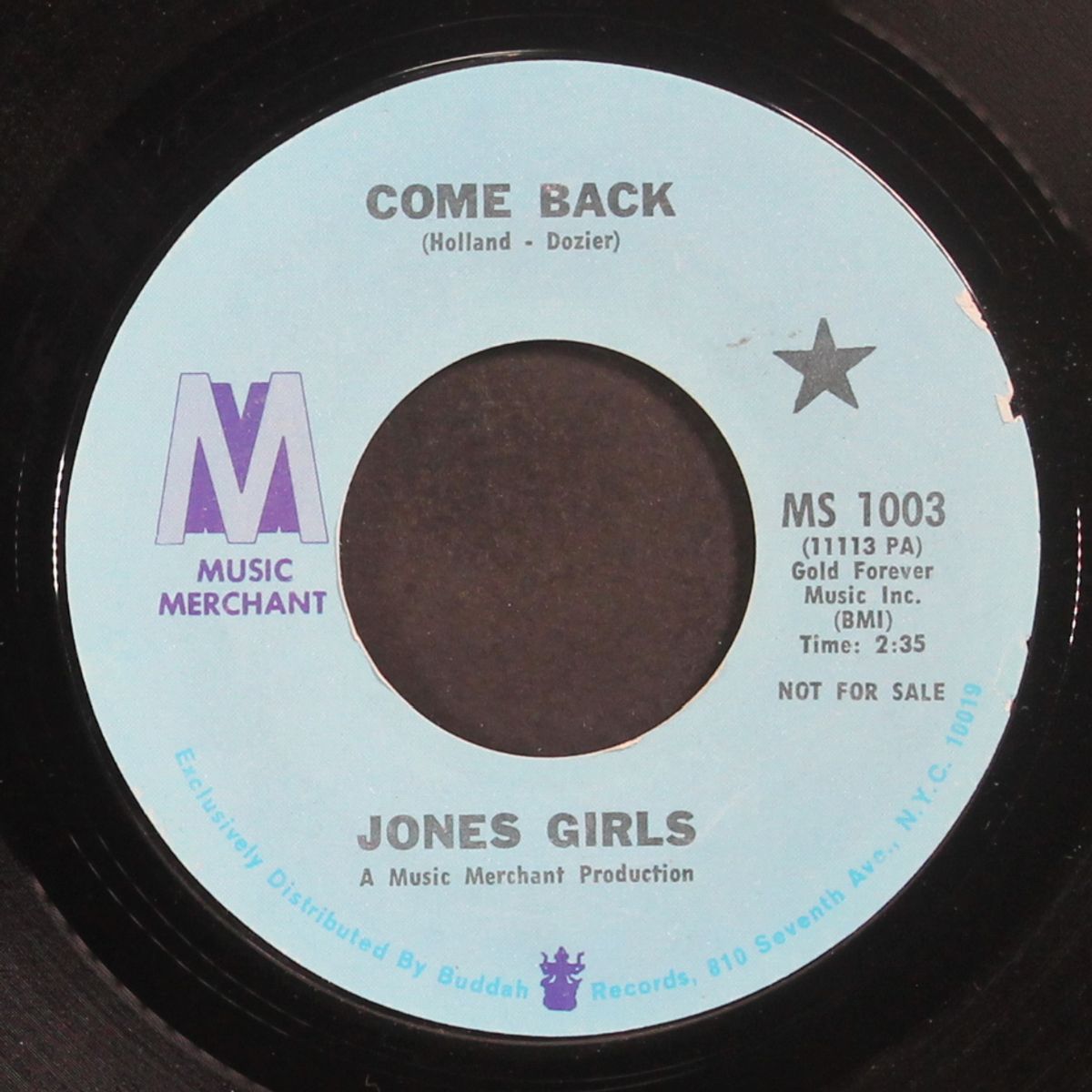come back / you're the only bargain i've got by JONES GIRLS
