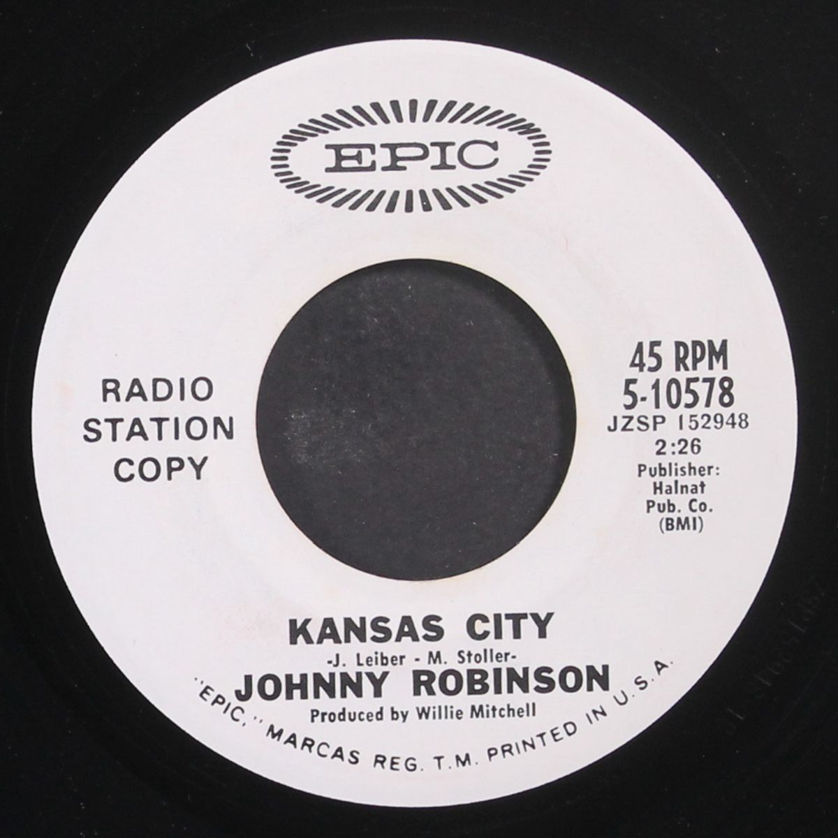 god is love / kansas city by JOHNNY ROBINSON