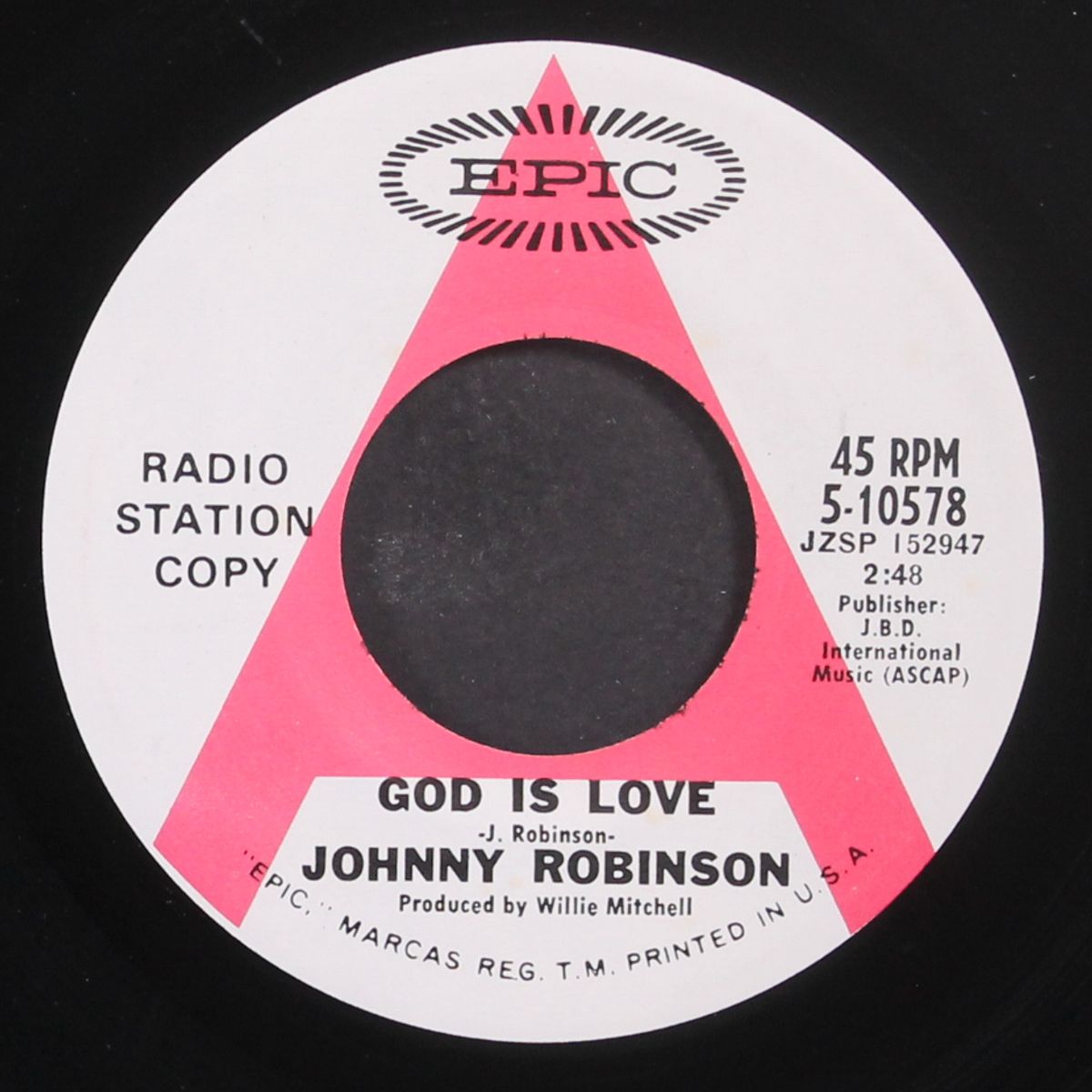 god is love / kansas city by JOHNNY ROBINSON