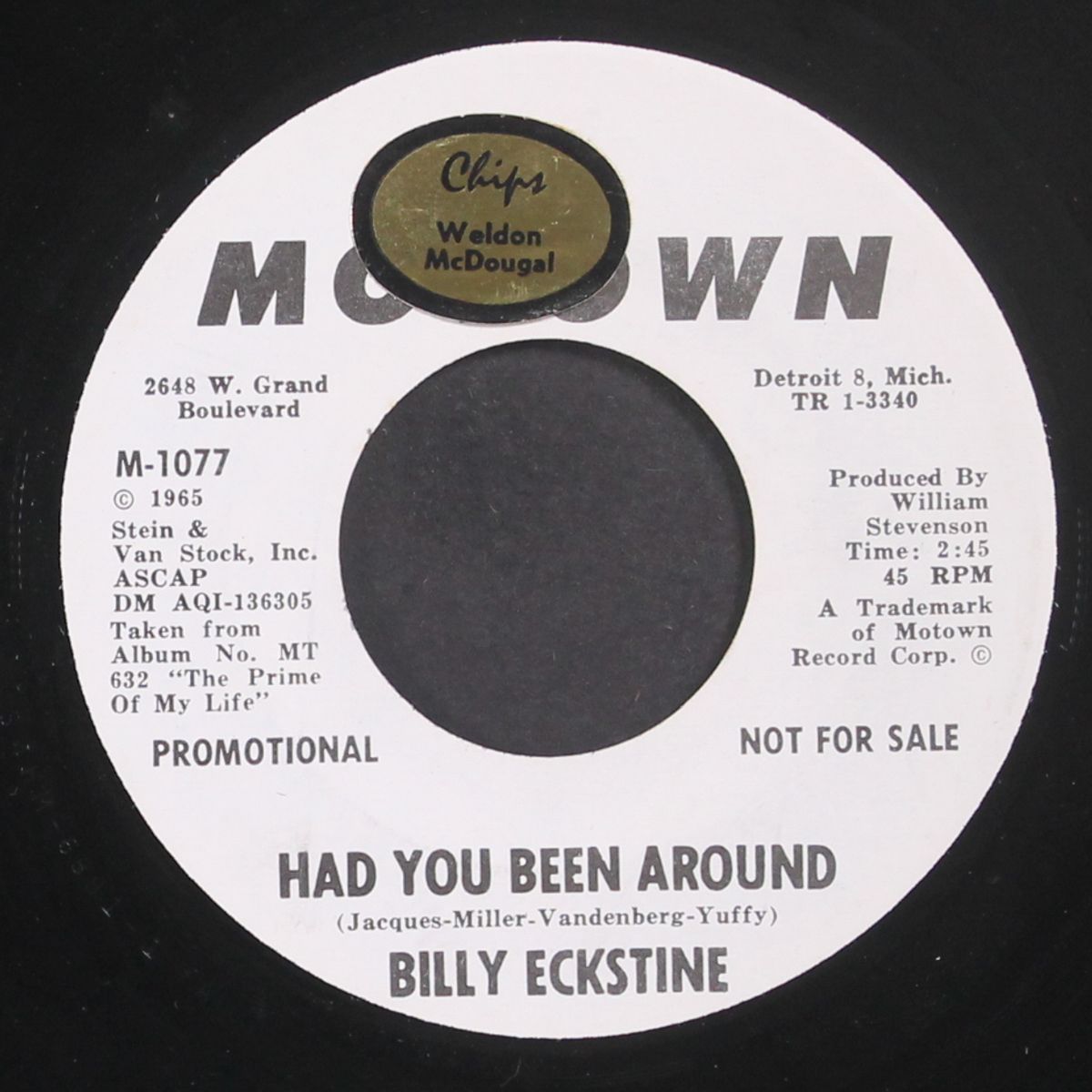 had you been around / same by BILLY ECKSTINE