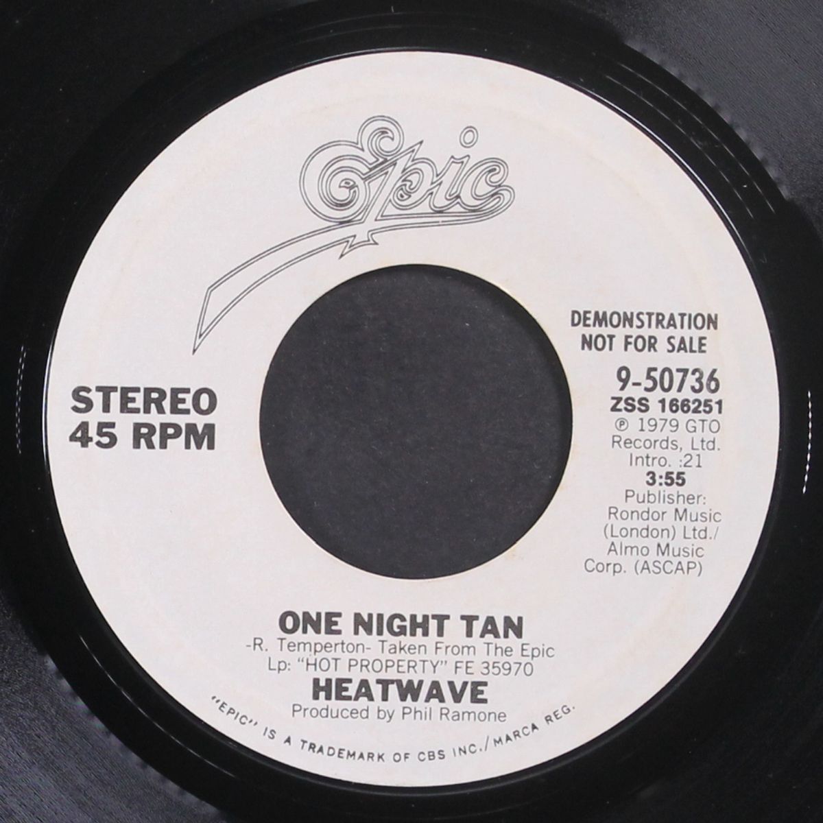 one night tan / same by HEATWAVE