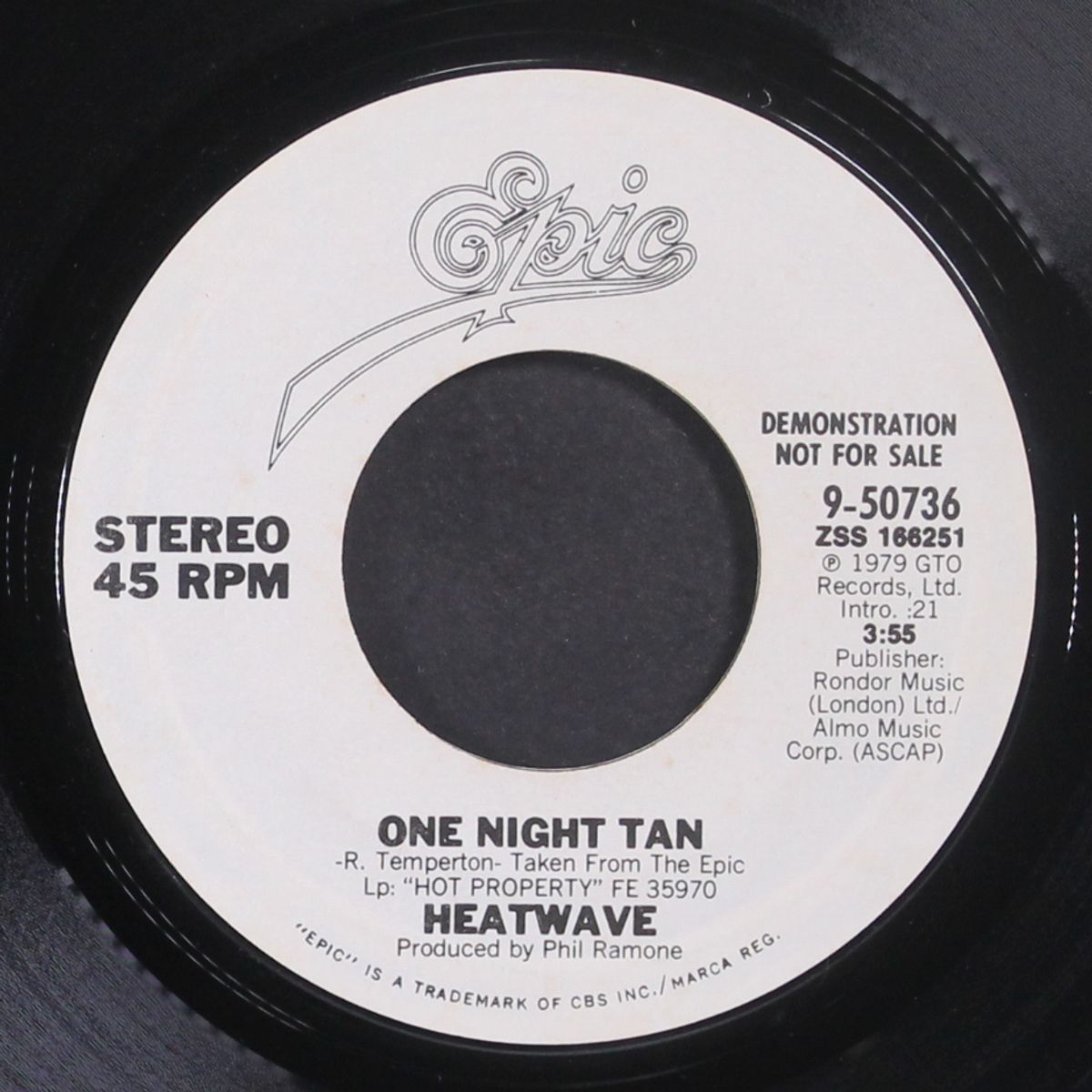 one night tan / same by HEATWAVE
