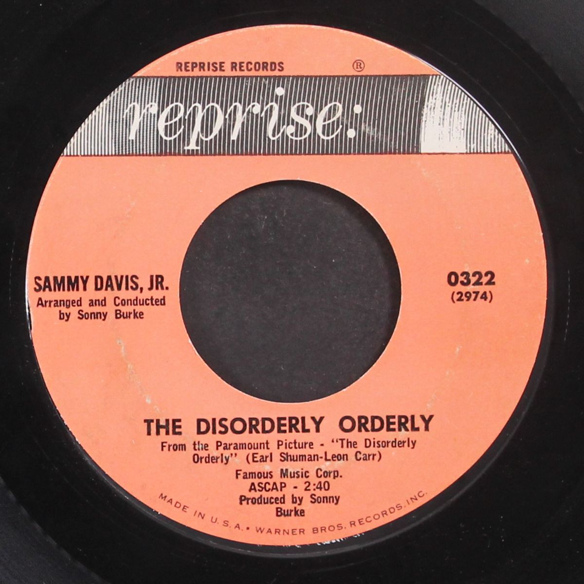 don't shut me out / the disorderly orderly by SAMMY DAVIS, JR.