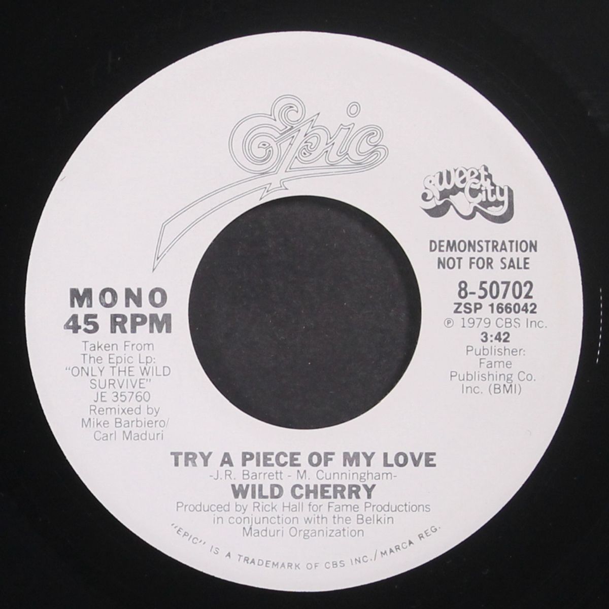 try a piece of my love / mono by WILD CHERRY