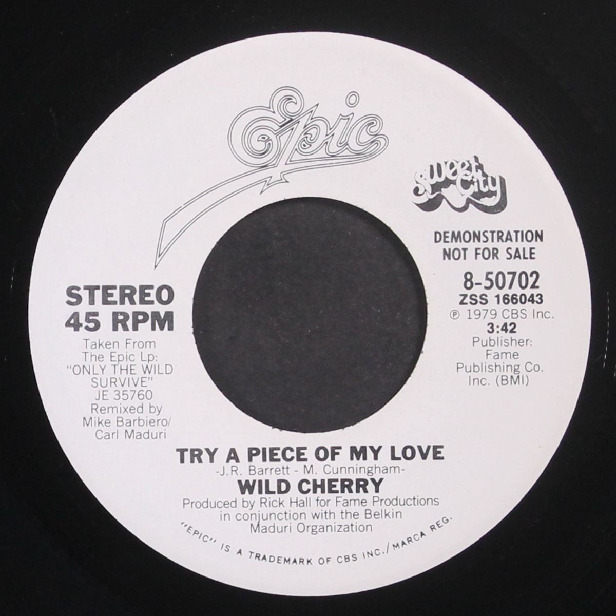 try a piece of my love / mono by WILD CHERRY