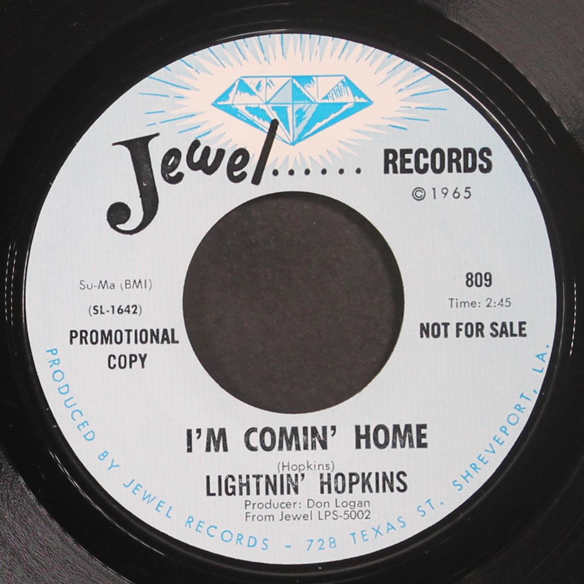 you're too fast / i'm comin' home by LIGHTNIN' HOPKINS