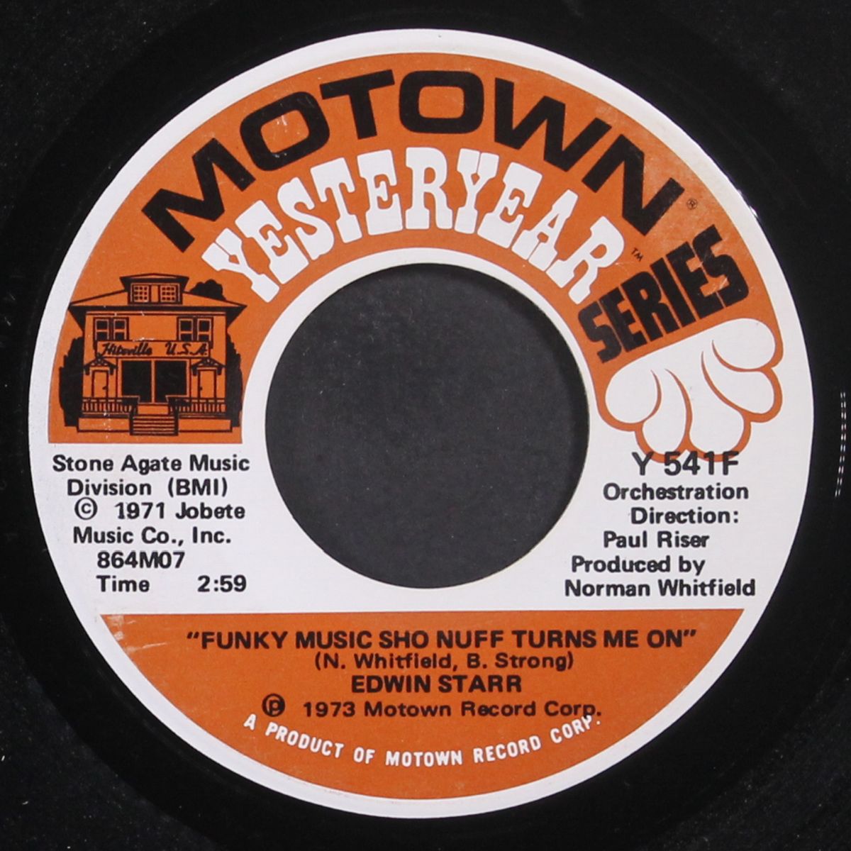 twenty-five miles / funky music sho nuff turns me on by EDWIN STARR