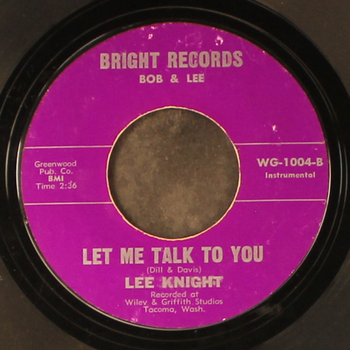 still missing you / let me talk to you by BOB BRITT / LEE KNIGHT