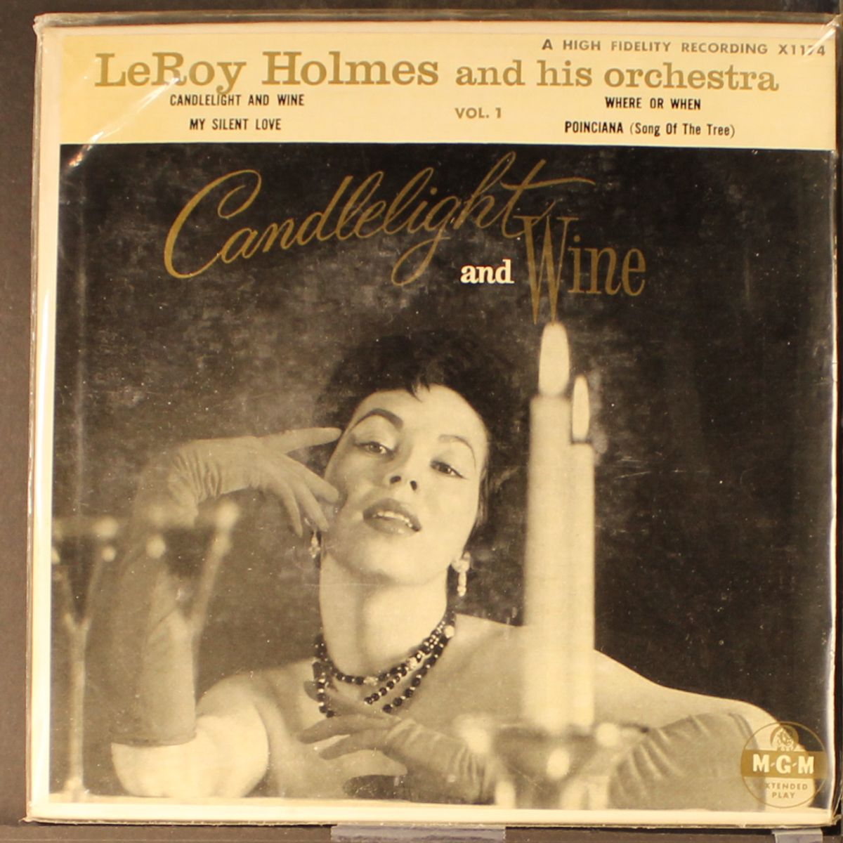 candlelight & wine by LEROY HOLMES