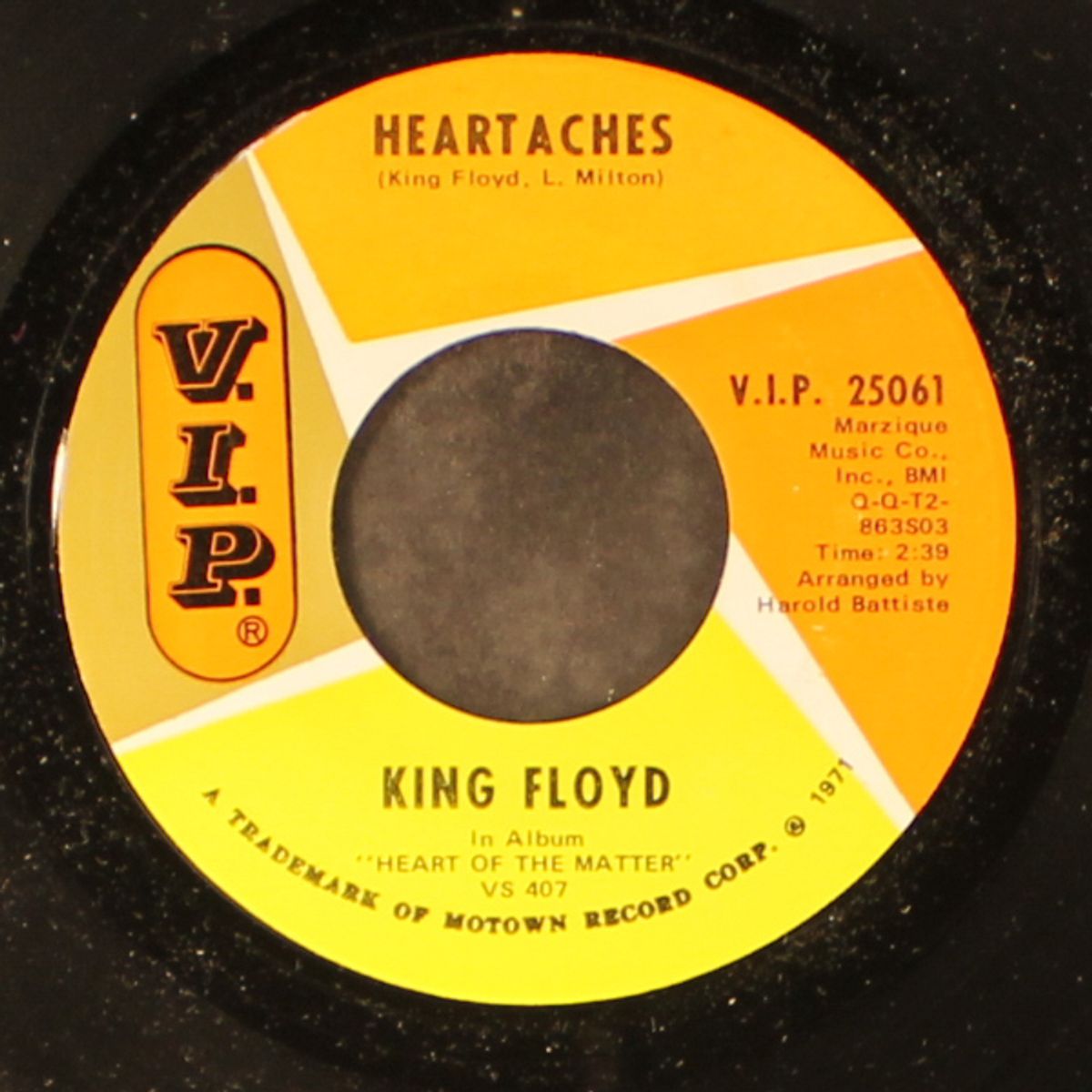 heartaches / together we can do anything by KING FLOYD