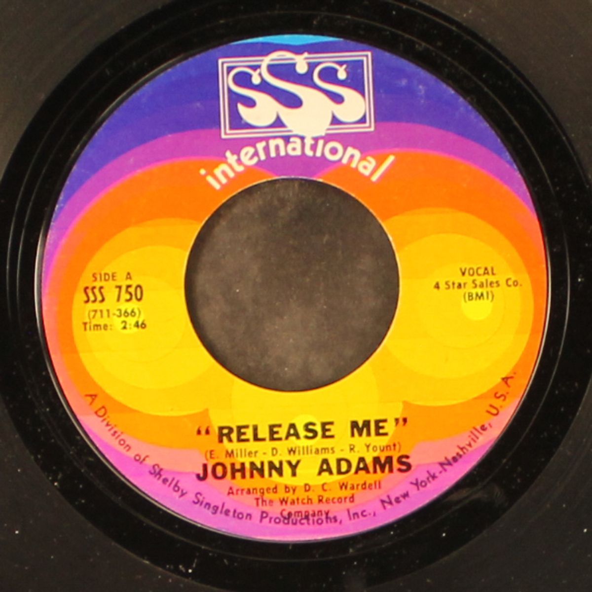 release me / you make a new man out of me by JOHNNY ADAMS